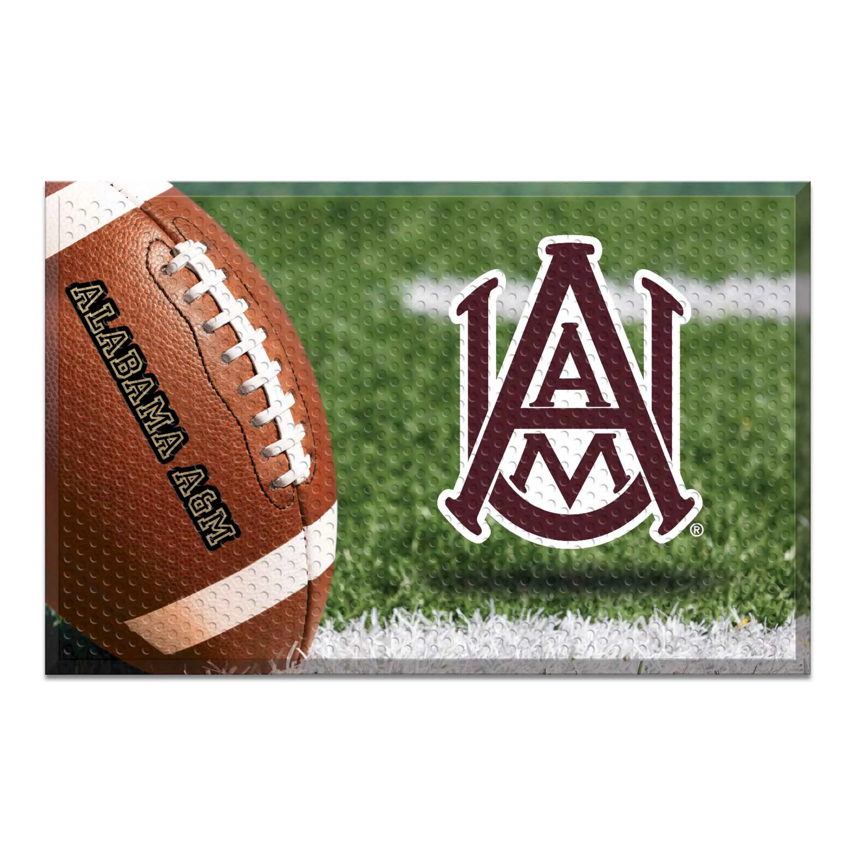 Alabama A&M Bulldogs Rubber Scraper Door Mat