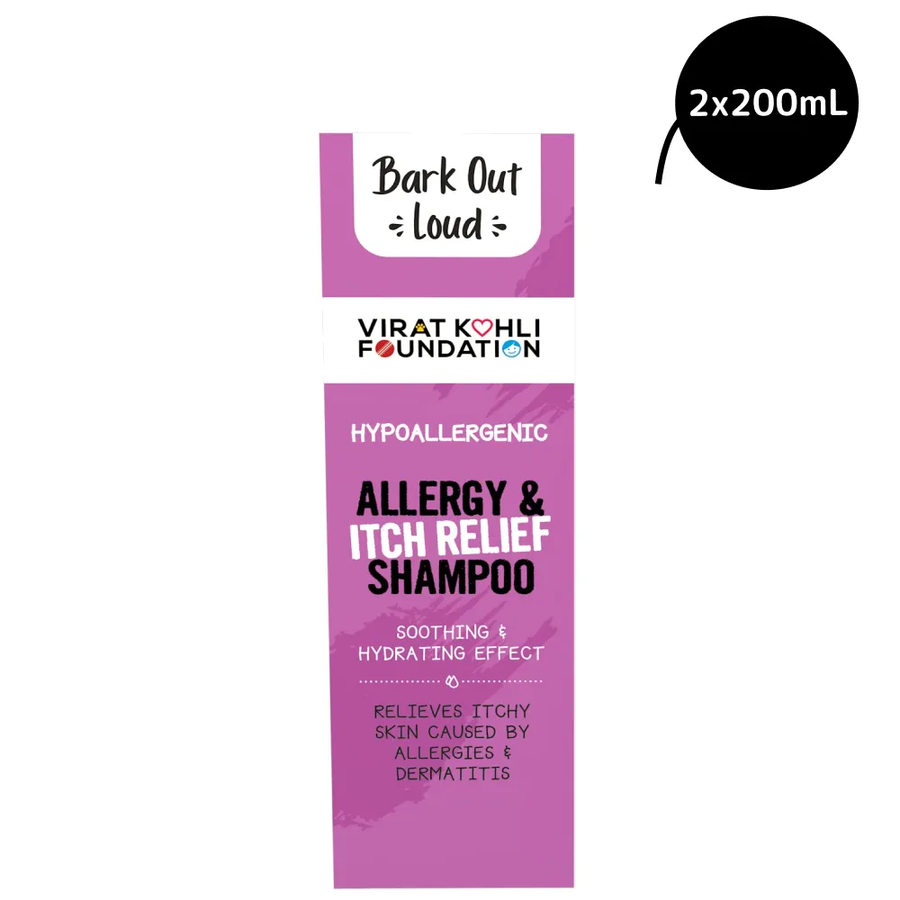 Bark Out Loud Allergy and Itch Relief Shampoo for Dogs and Cats