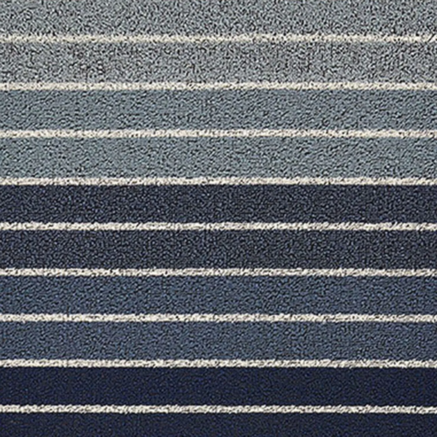 chilewich | doormat 46x71cm (18x28") | block stripe denim ~ DC