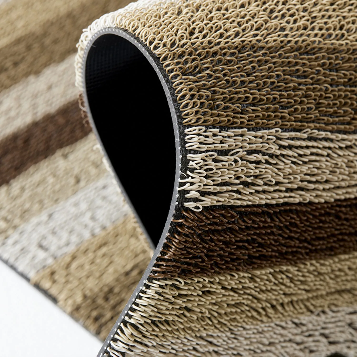 chilewich | runner mat 61x183cm (24x72") | even stripe mocha