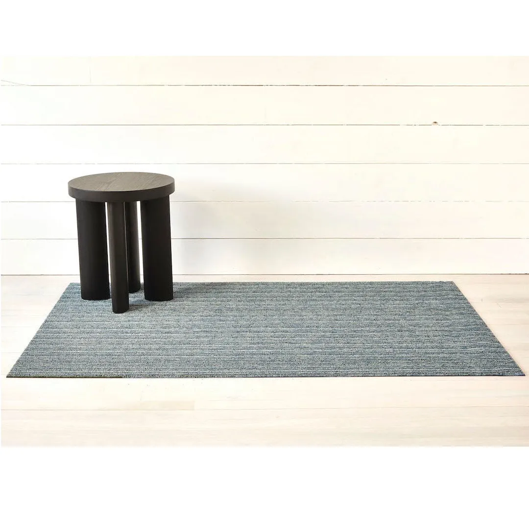 Chilewich Shag Skinny Stripe Floormat Forest