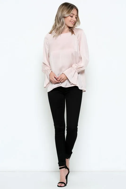 Classy Bell Sleeve Blouse