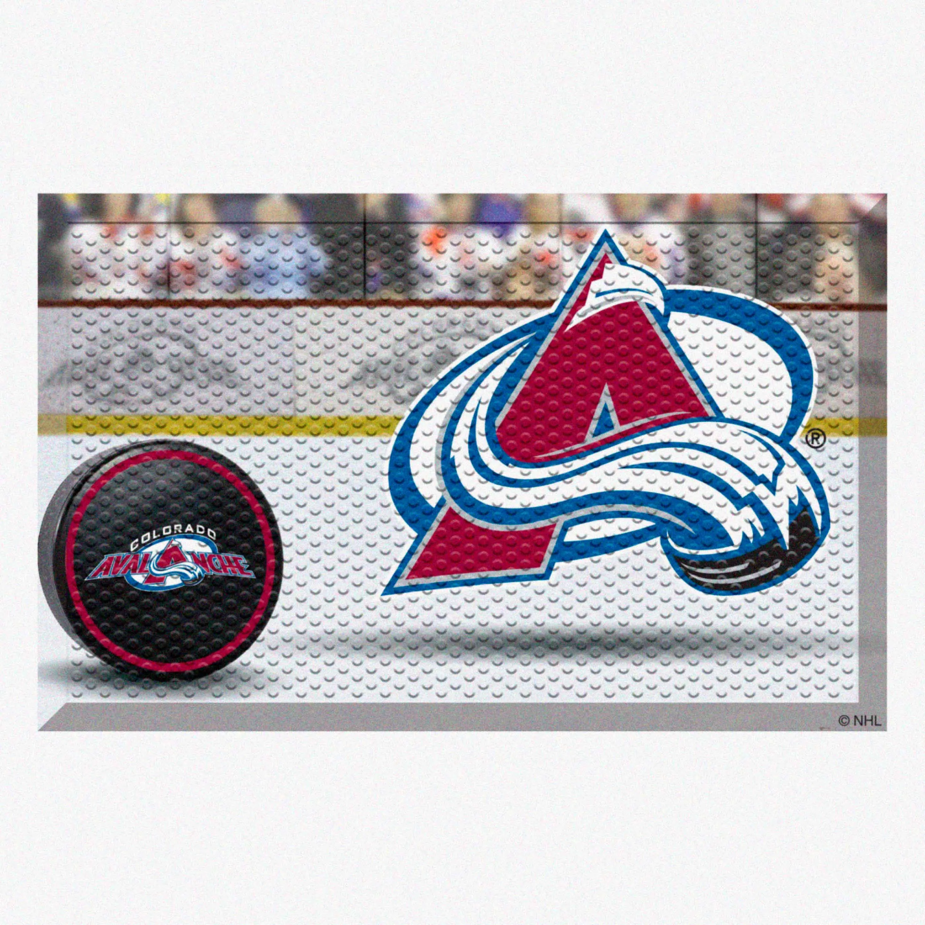 Colorado Avalanche Rubber Scraper Door Mat