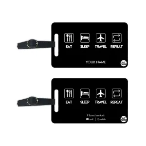 Custom Luggage Tags Identification Tags for Suitcase Set of 2 - Explorer