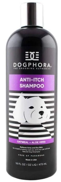 Dogphora Anti-Itch Oatmeal and Aloe Shampoo - 16 oz