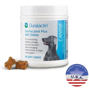 Duralactin Canine Joint Plus Soft Chews for Dogs, 90 ct