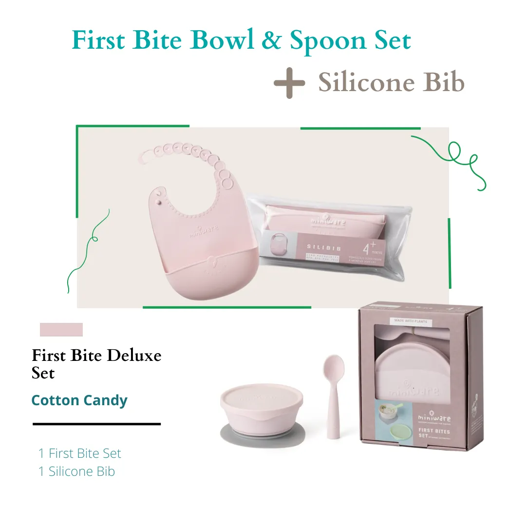 First Bite Deluxe Combo First Bite   Silibib Cotton Candy