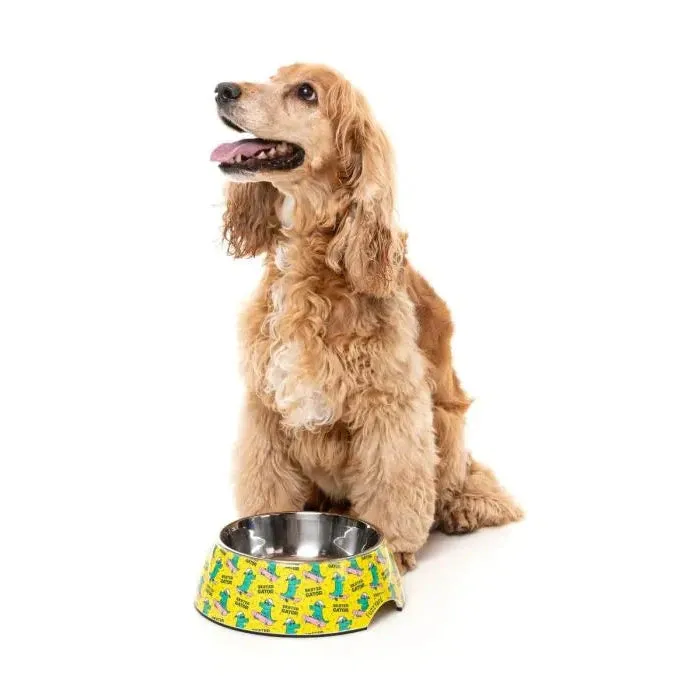 FuzzYard Sk8ter Gator Dog Bowl Small