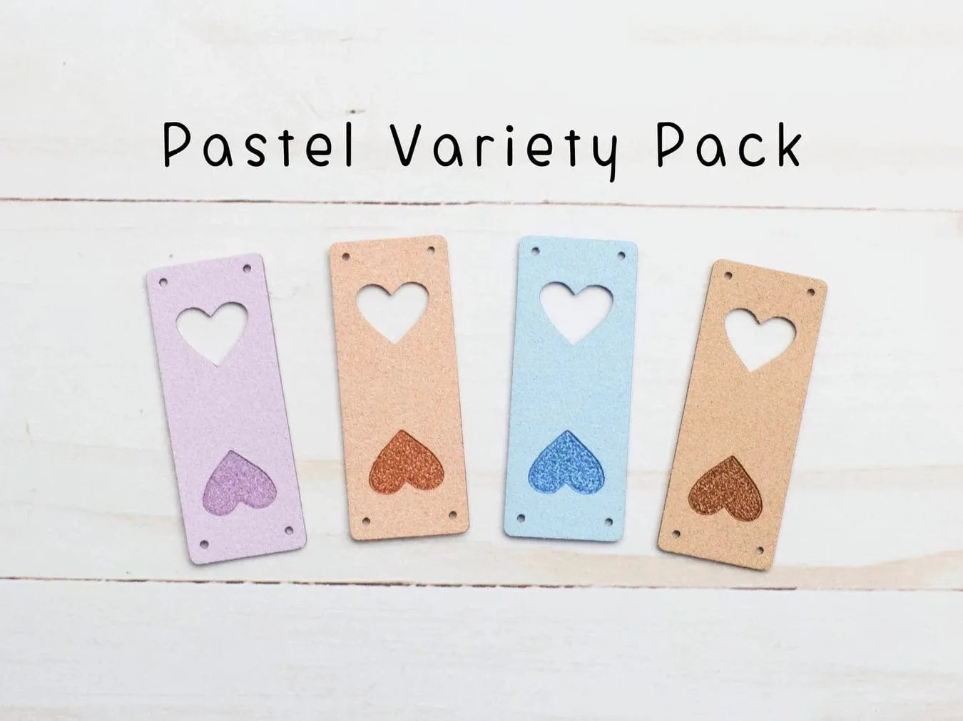 Heart Fold Over Tags