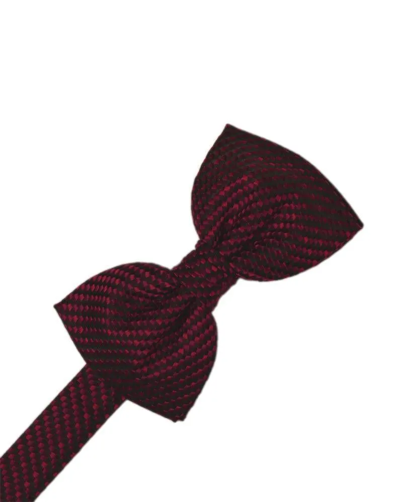 Heather Venetian Pin Dot Bow Tie