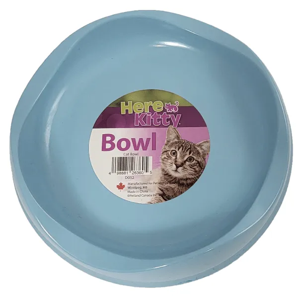 Here Kitty Bamboo Cat Bowl