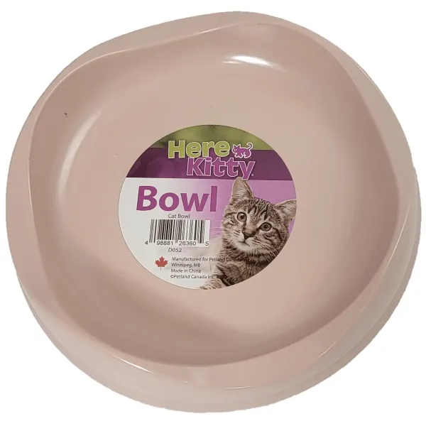 Here Kitty Bamboo Cat Bowl