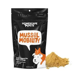 Homescape Pets Mussel Mobility Hip & Joint Support Powder for Dogs & Cats