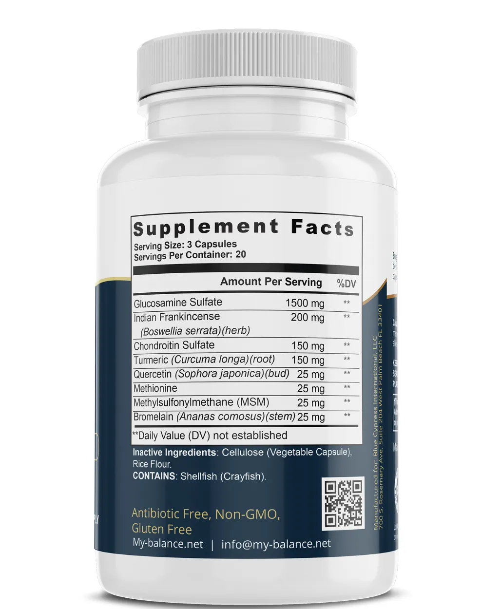 Joint Support, Glucosamine Sulfate Master Formula