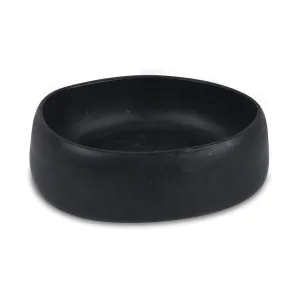 Kazoo The Better Bowl Recycled Plastic Ergonomic Dog and Cat Bowl Charcoal