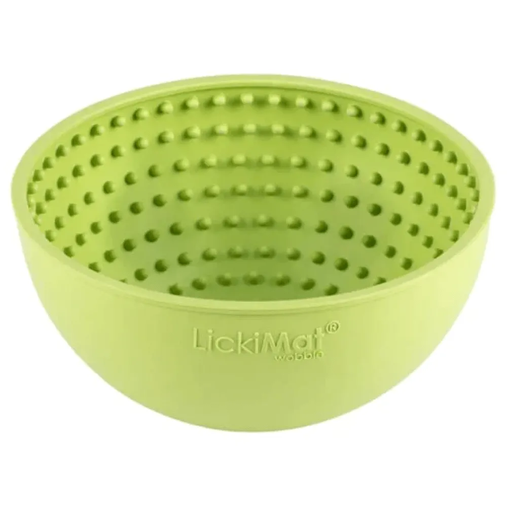 LickiMat Wobble Slow Feeder for Dogs (Light Green)