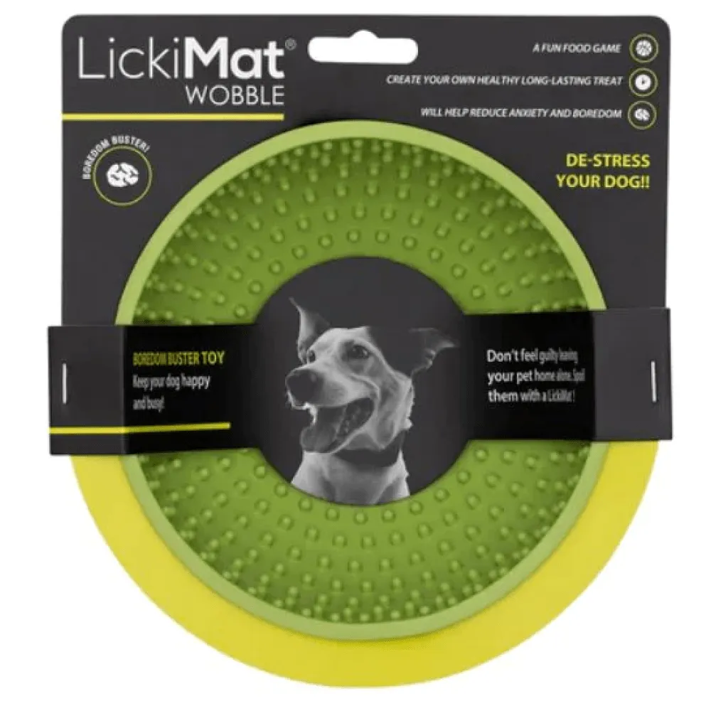 LickiMat Wobble Slow Feeder for Dogs (Light Green)