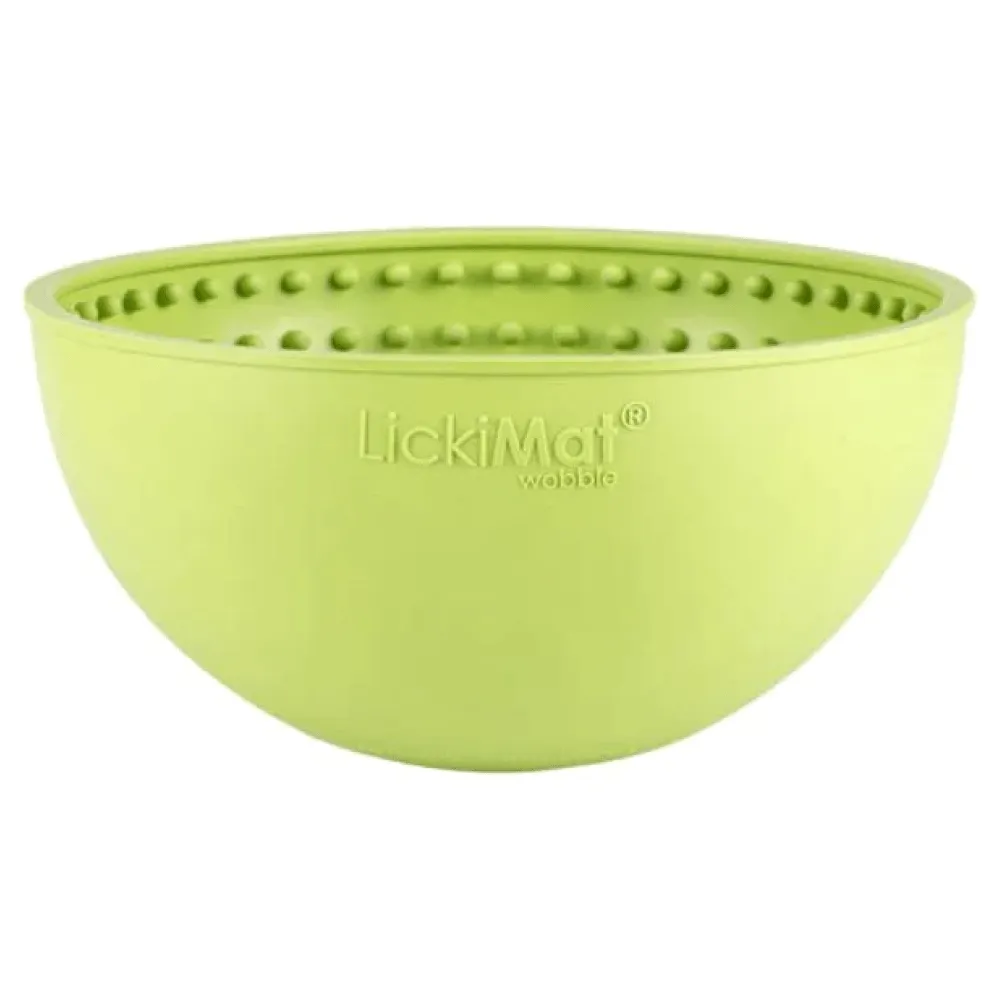 LickiMat Wobble Slow Feeder for Dogs (Light Green)