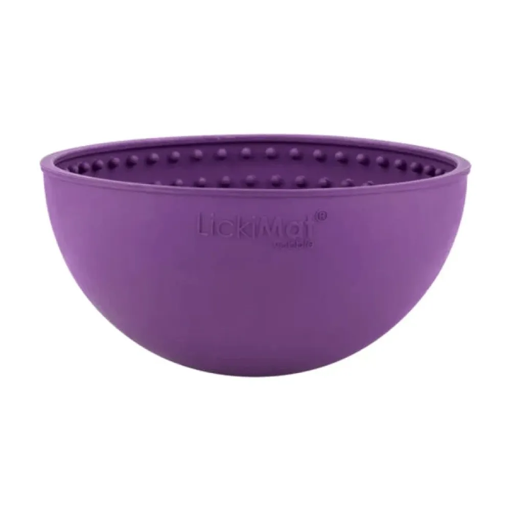 LickiMat Wobble Slow Feeder for Dogs (Purple)