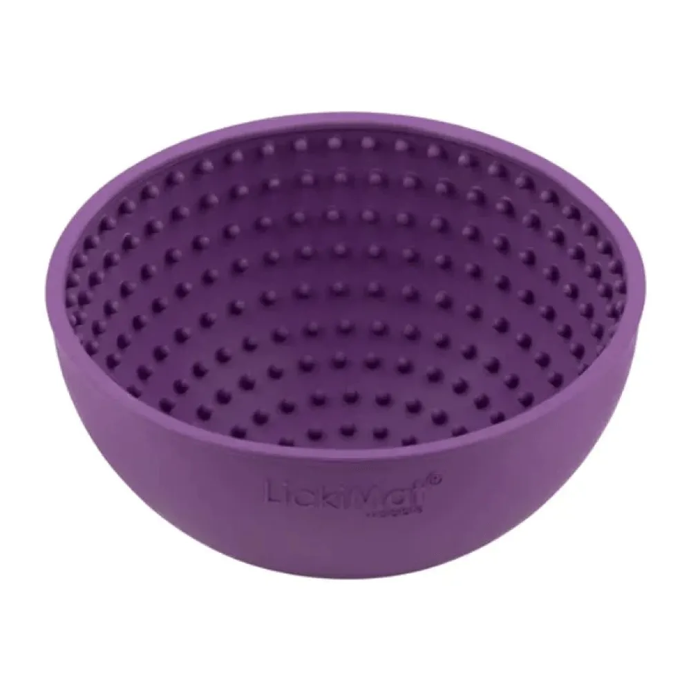 LickiMat Wobble Slow Feeder for Dogs (Purple)