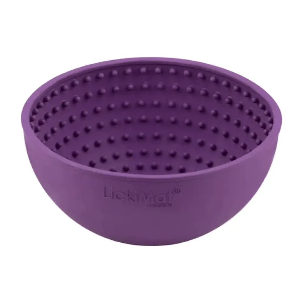 LickiMat Wobble Slow Feeder for Dogs (Purple)