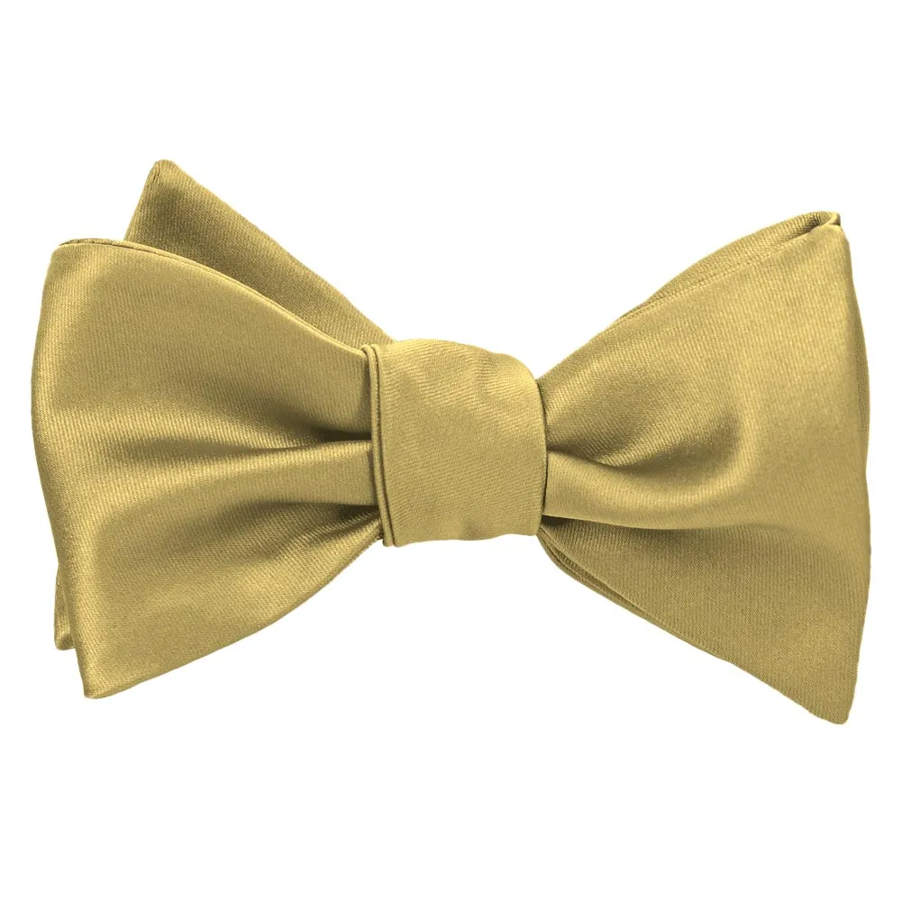 Light Gold Premium Self-Tie Bow Tie