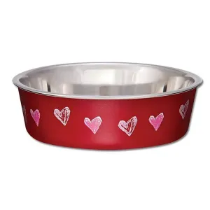 Loving Pets Bella Dog Bowl Valentine Medium