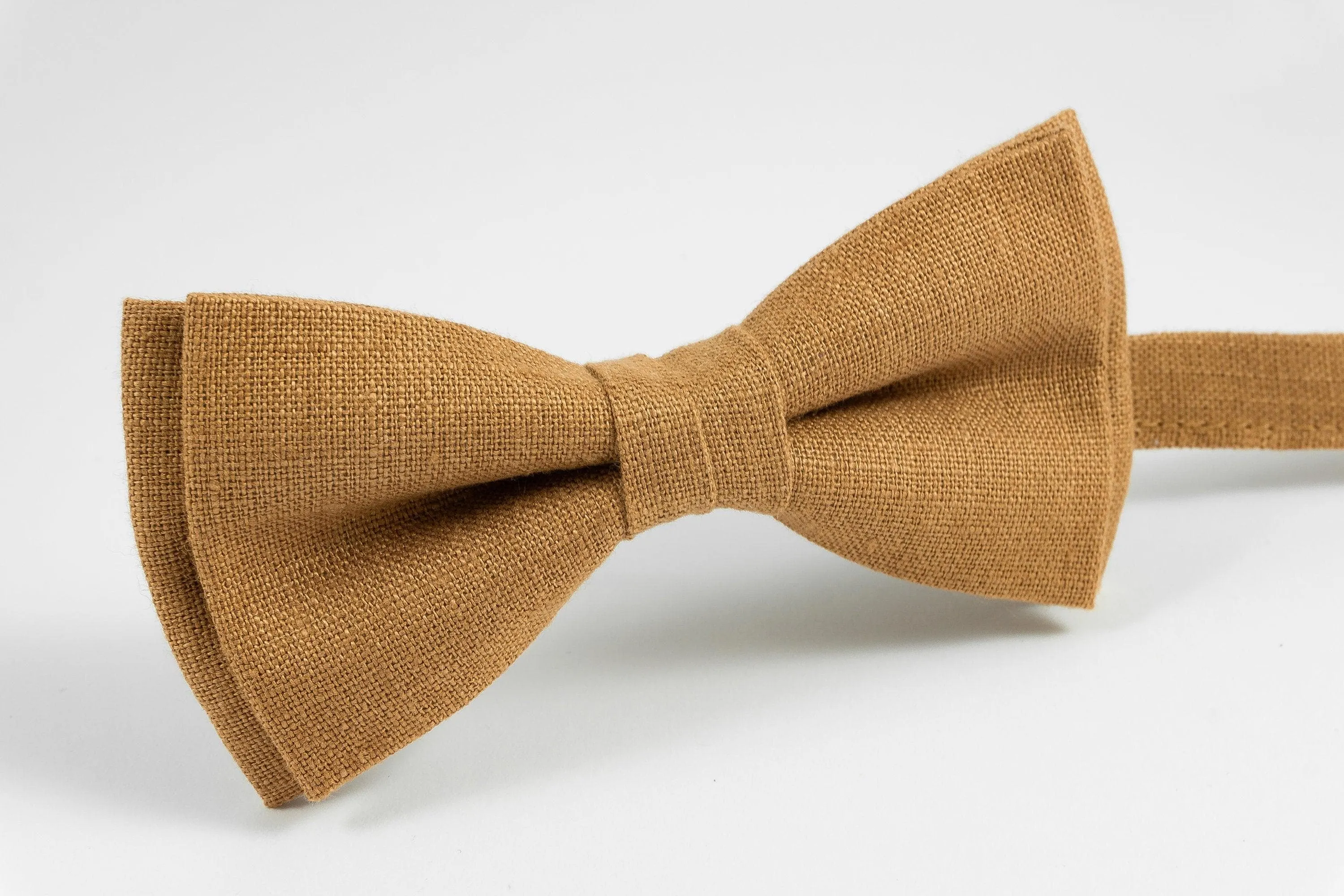 Mens wedding bow ties in Camel Color Camel Bow Tie Weddings