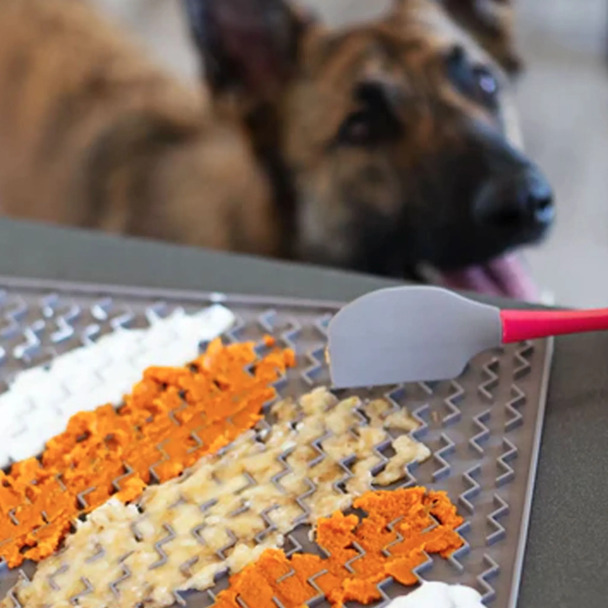 Messy Mutts Grey Licking Mat