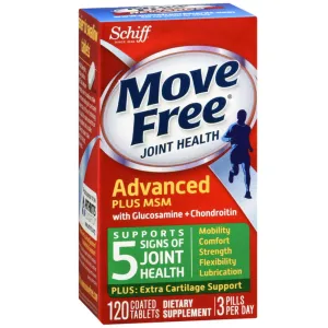 Move Free Advanced Plus Joint Health with MSM Tablets 120ct