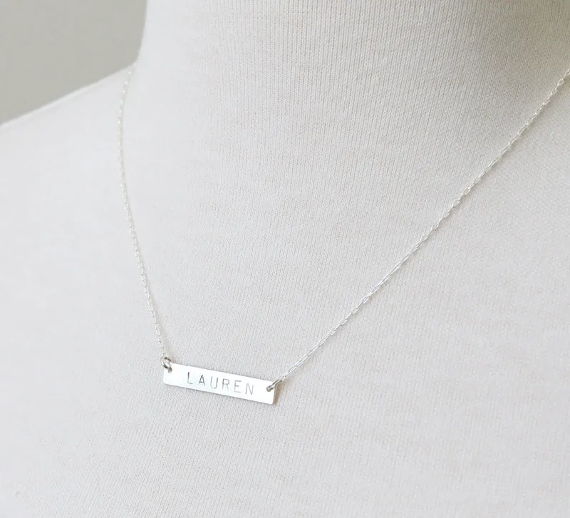 Nameplate Necklace - SS