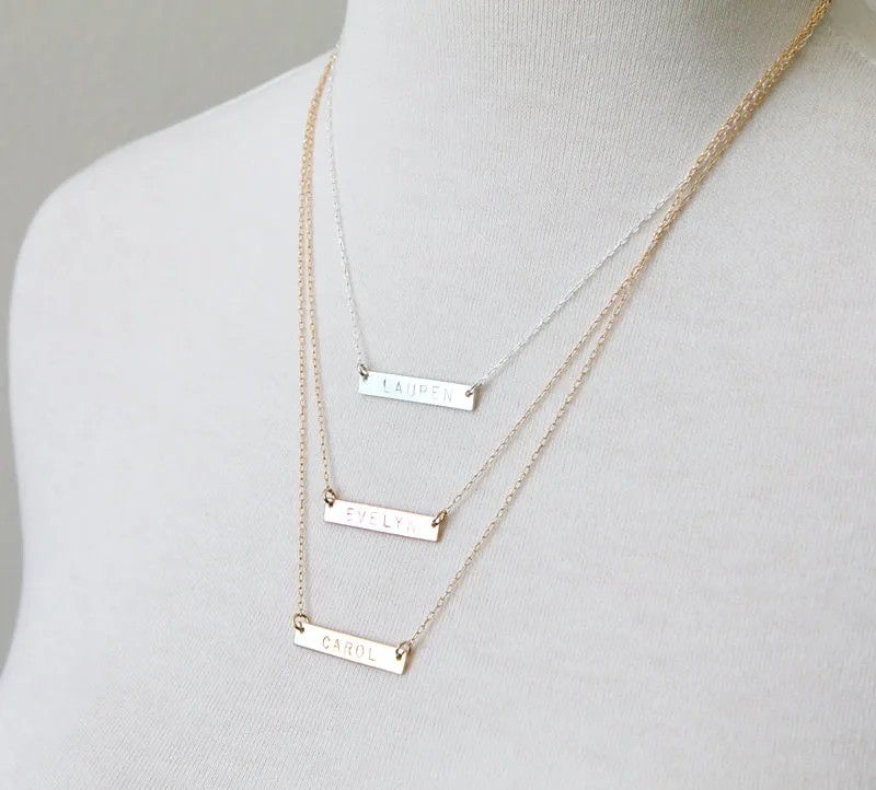 Nameplate Necklace - SS