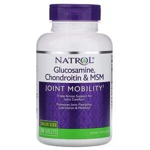 Natrol Glucosamine Chondroitin & MSM 150 Tablets