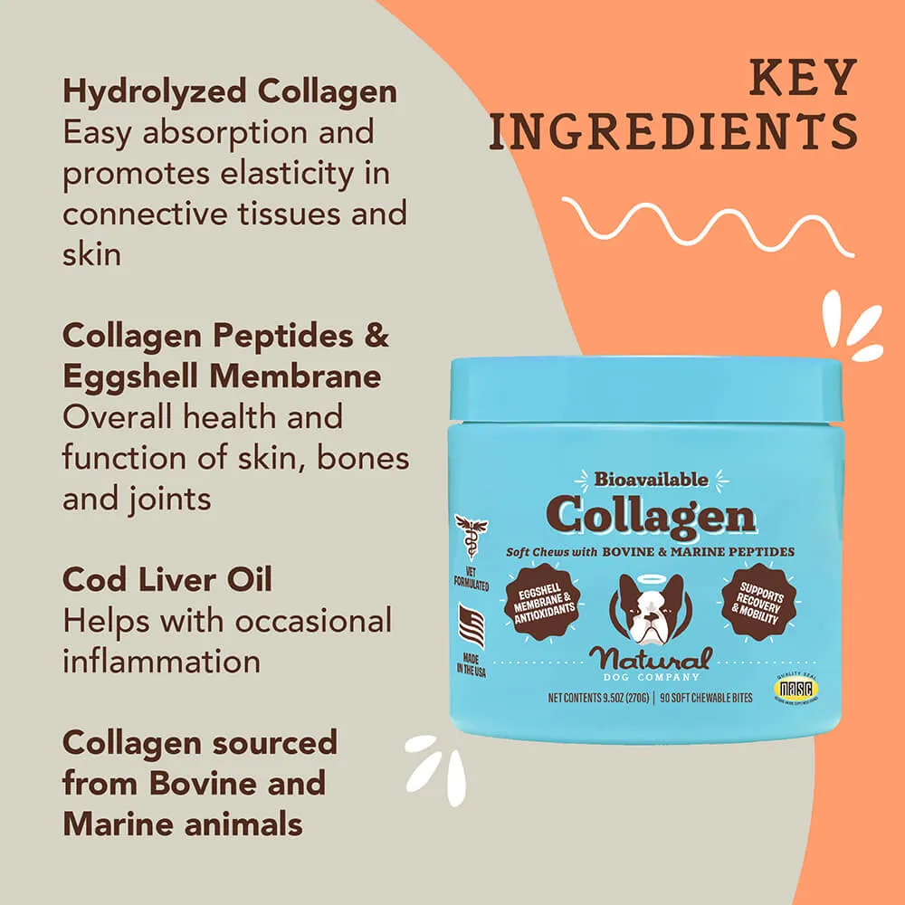 Natural Dog Company Collagen Dog Supplements - Wholesale