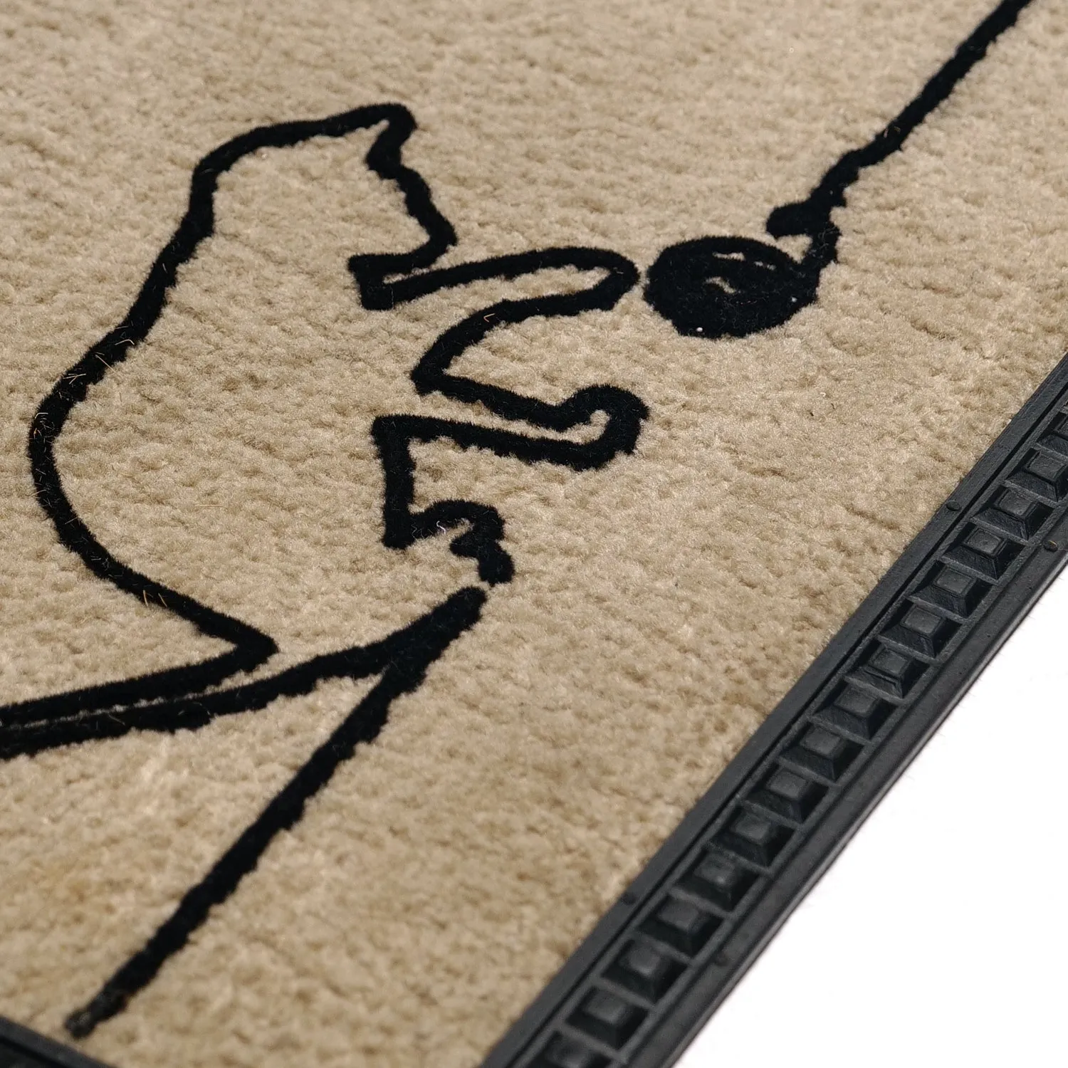 OnlyMat Soft QuickDry Bath Door Mat  Cat Design