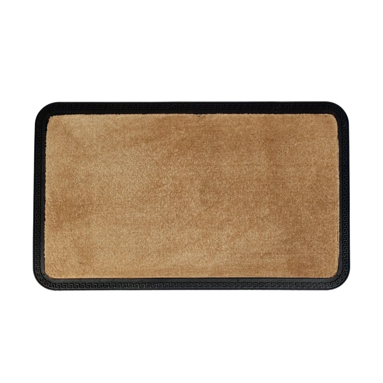 OnlyMat Soft Quickdry Bath Mat Plain Beige (40x60cmx8mm) (Beige)