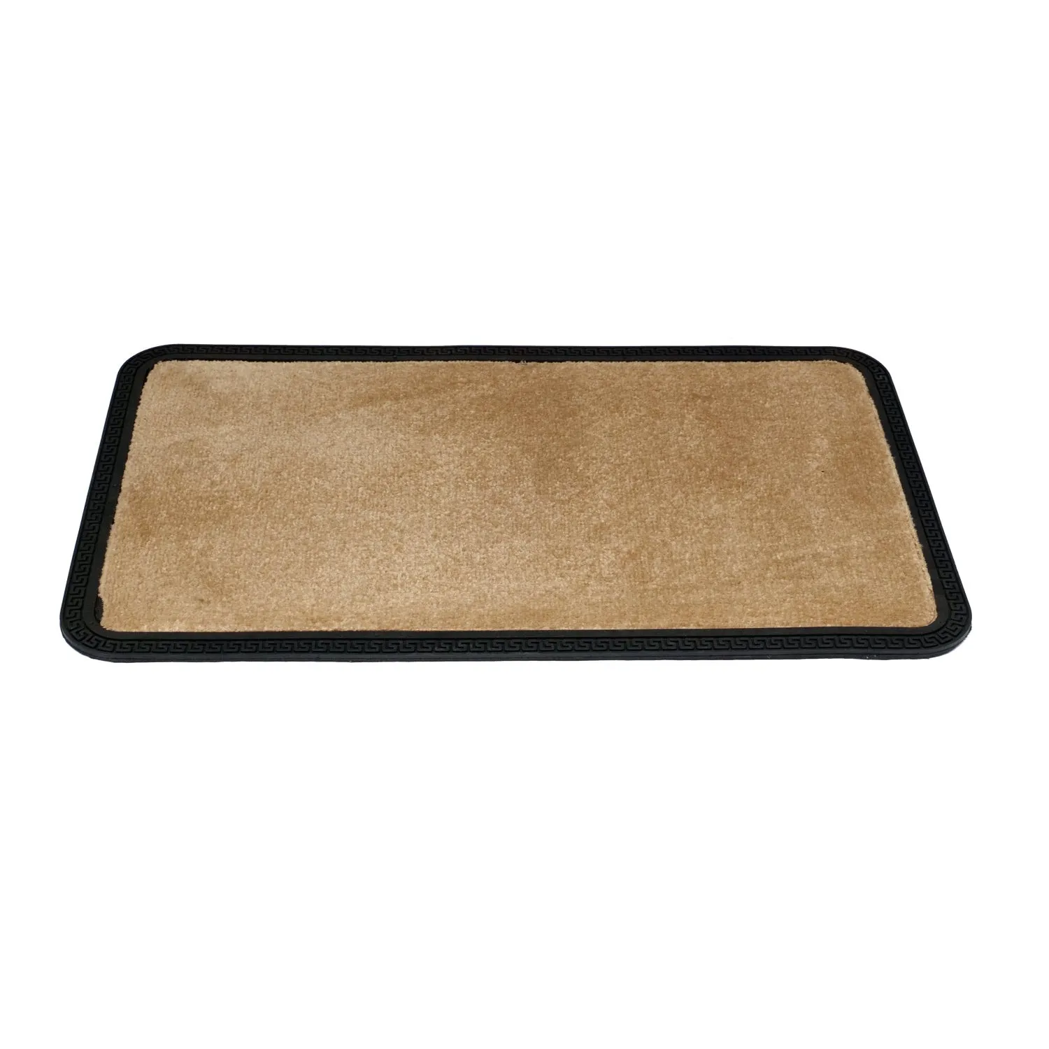 OnlyMat Soft Quickdry Bath Mat Plain Beige (40x60cmx8mm) (Beige)