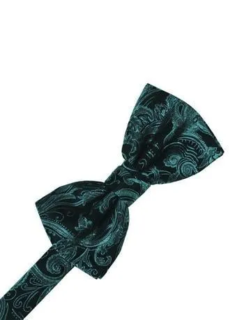 Periwinkle Tapestry Bow Tie