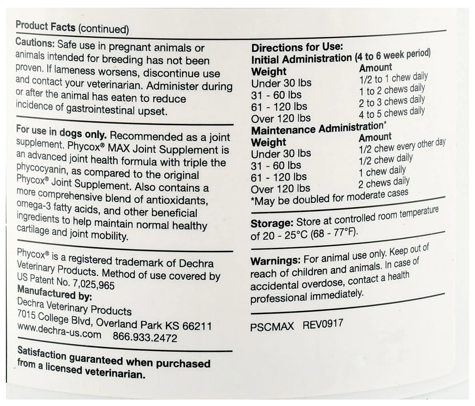 Phycox MAX Soft Chews, 90 Count