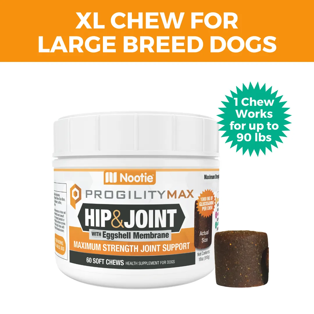 ProgilityMax Hip & Joint Soft Chew Supplement | with Eggshell Membrane