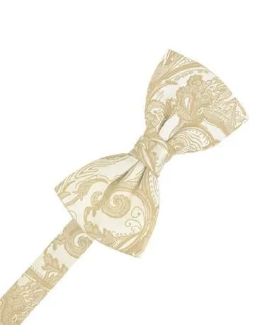 Rose Petal Tapestry Bow Tie