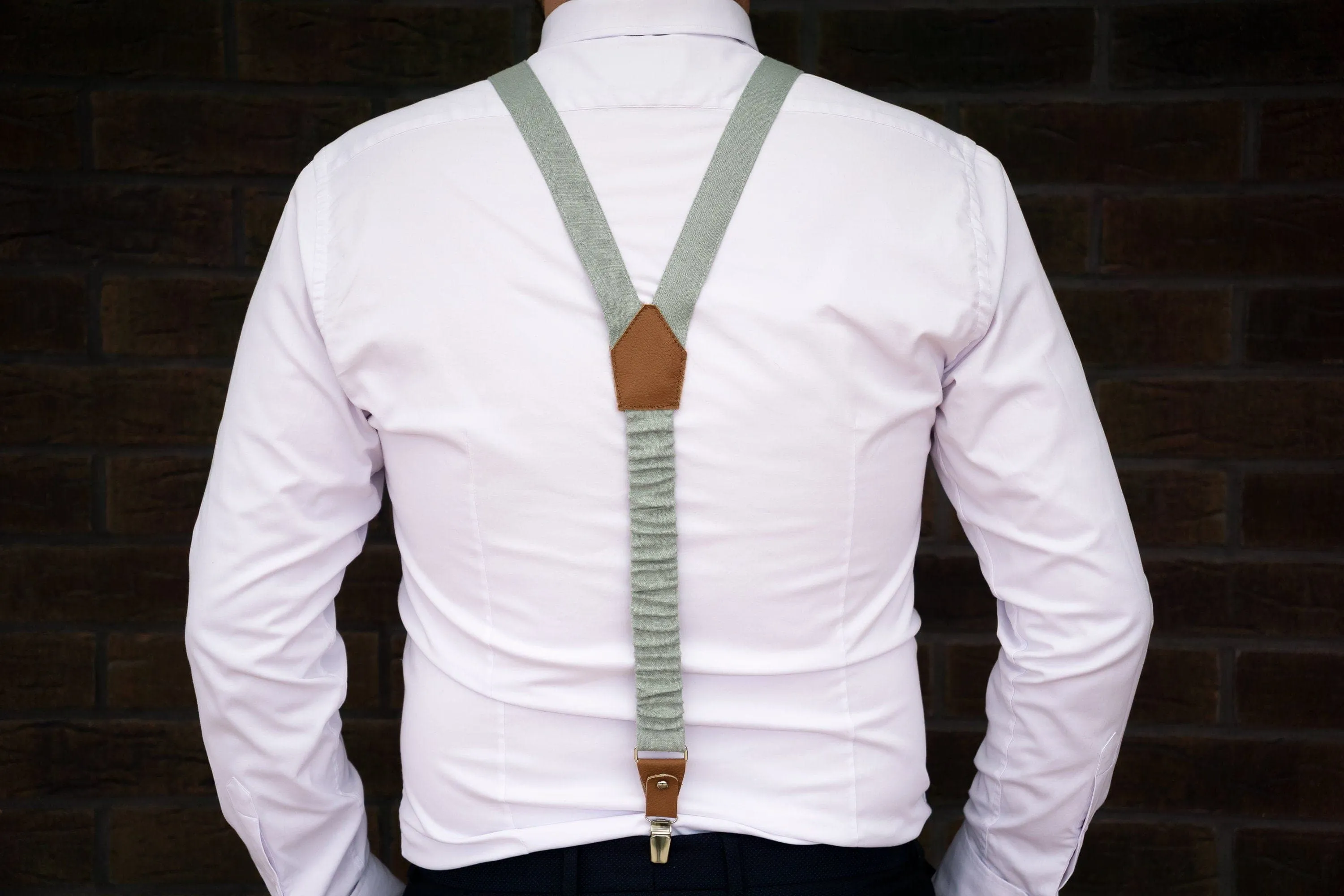 Sage Wedding Attire: Groom and Groomsmen Bow Ties, Ties, Braces & Accessories