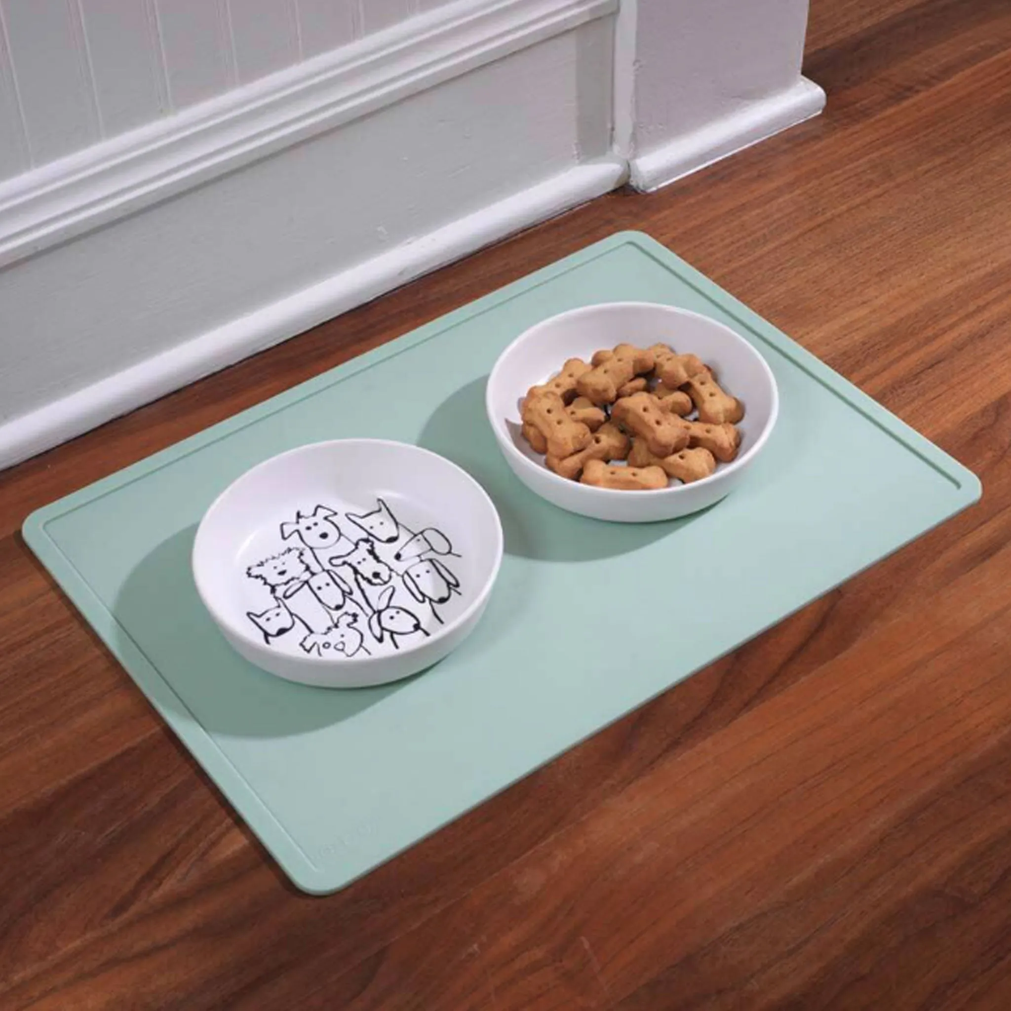 Speckle & Spot Pet Placemat - Jade