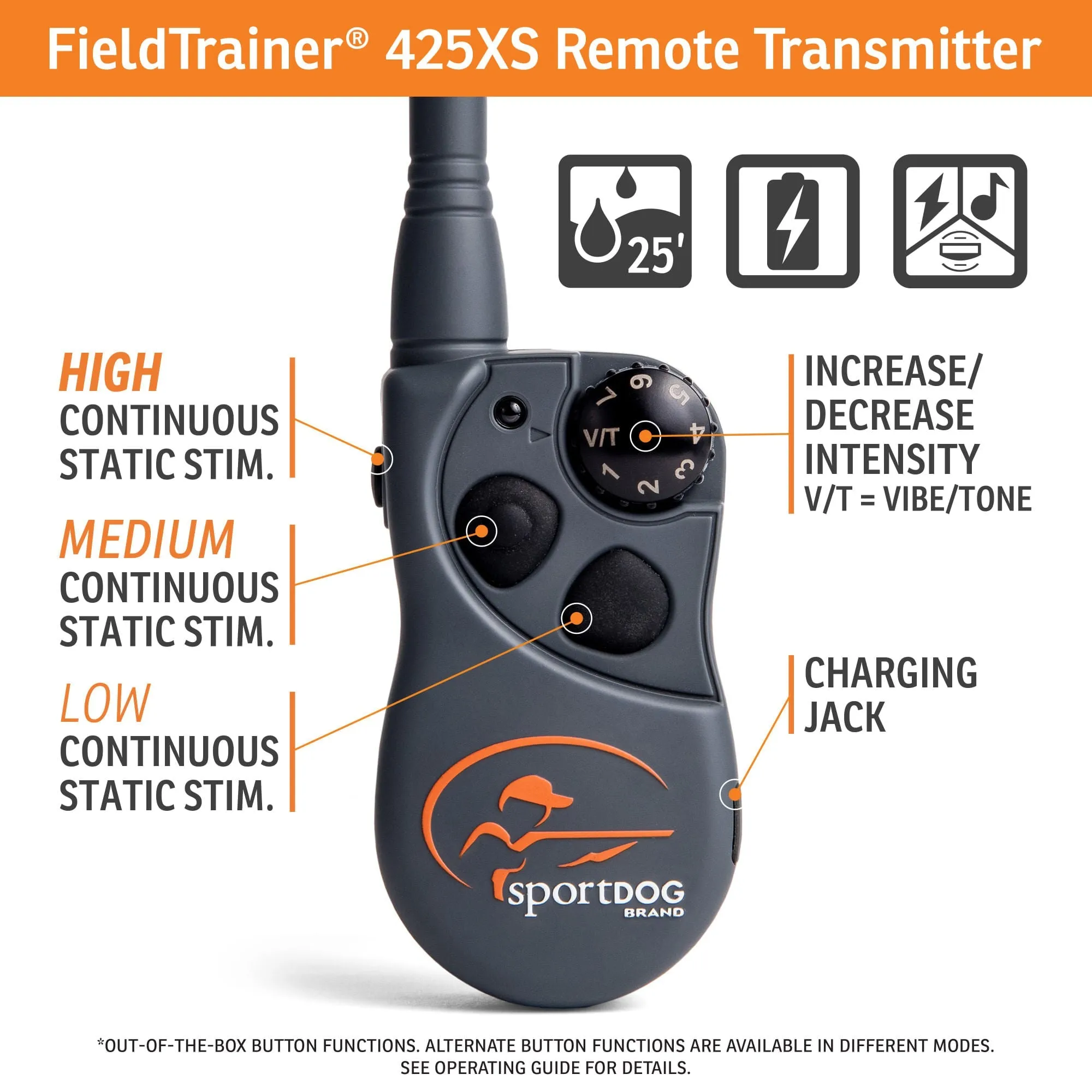 SportDOG Brand FieldTrainer 425XS Remote Trainer