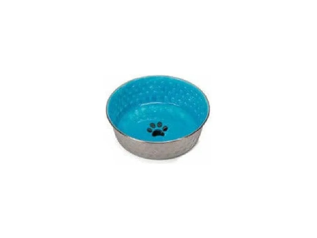 Steel Bowl Acc.C/Rubber Edge Ceram.0,4L