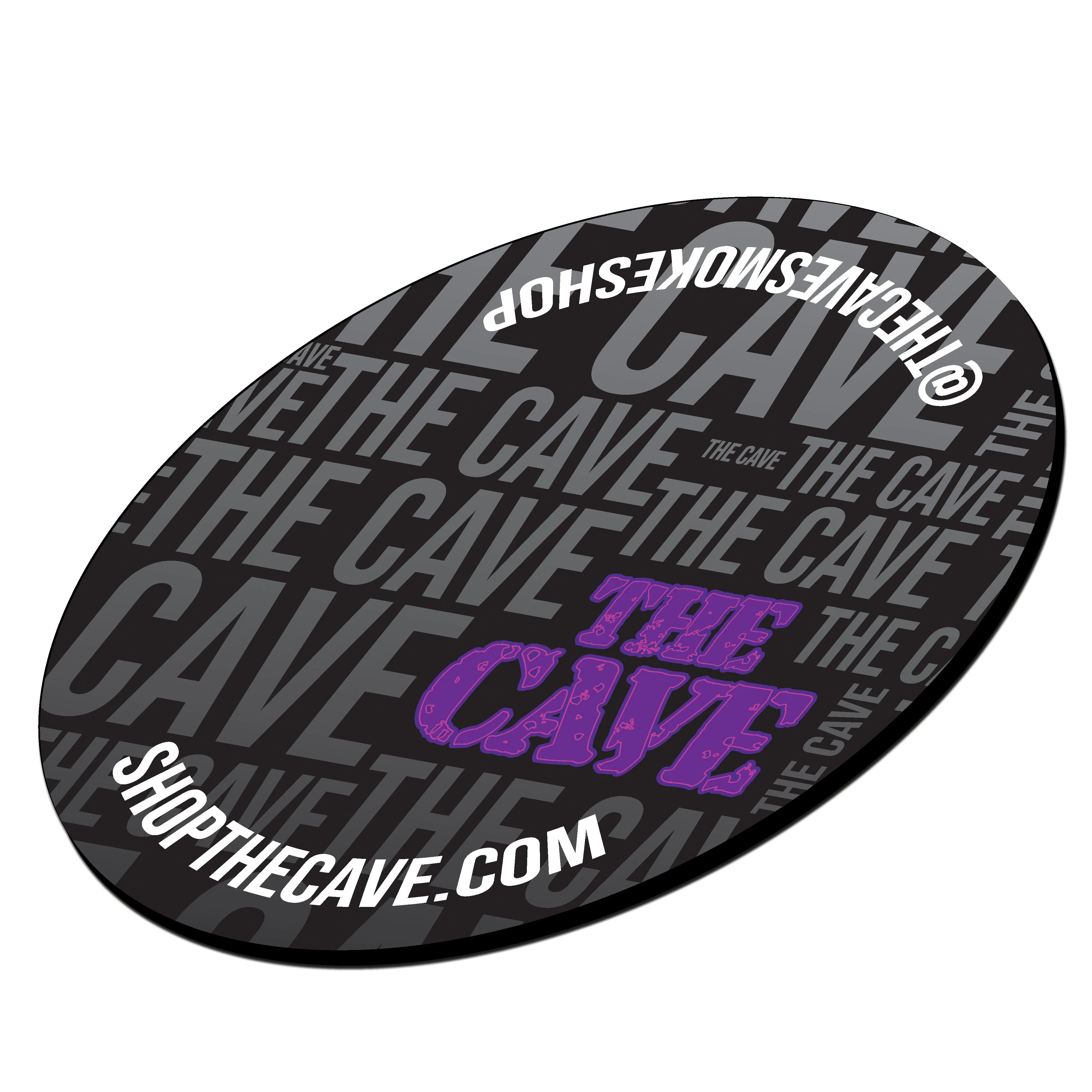 The Cave Smoke Shop - Landing Pad - Large Round - All Over