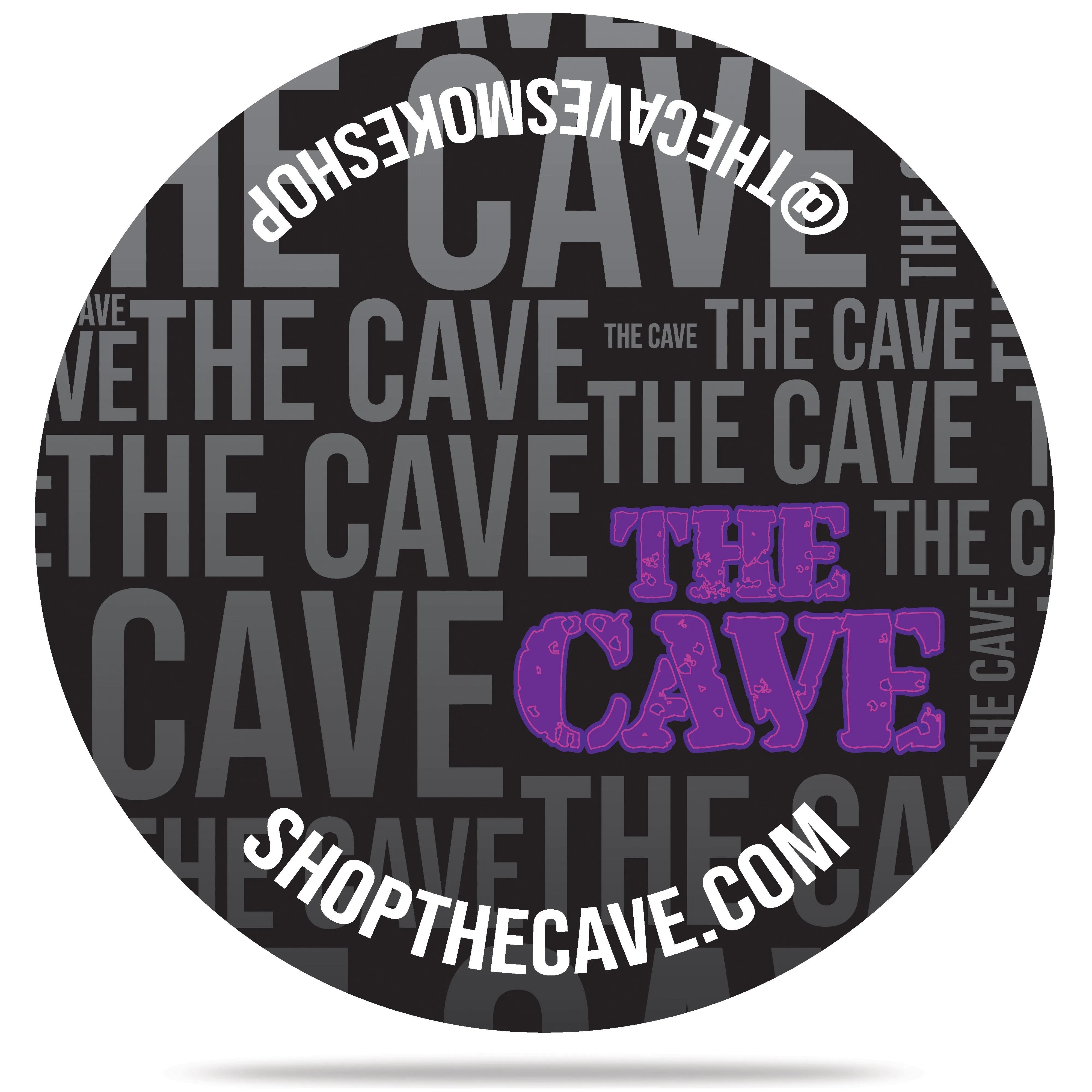 The Cave Smoke Shop - Landing Pad - Large Round - All Over