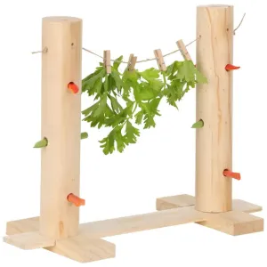 Veggie Patch Peg and Snack Line for Small Animals Large