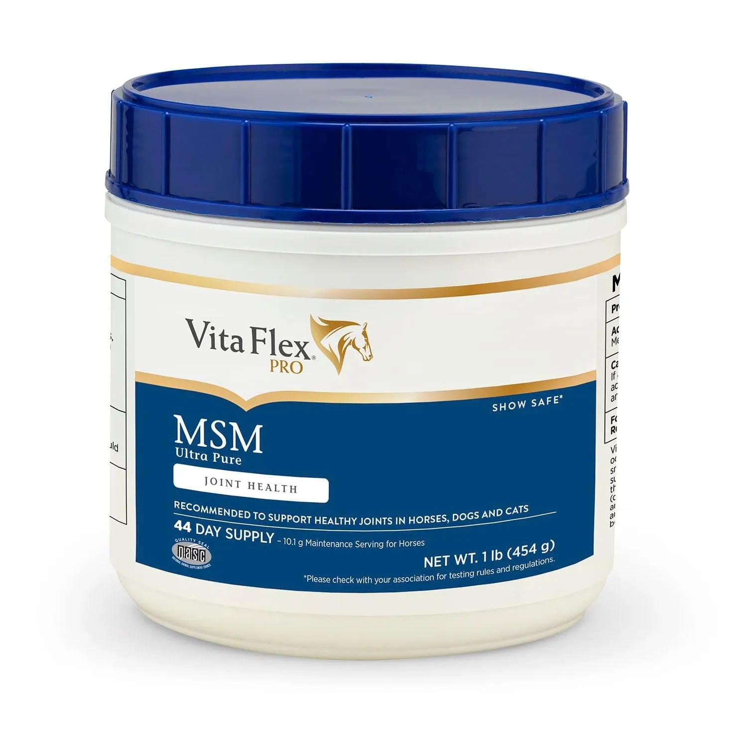 Vita Flex Pro MSM Quality Joint Supplement for Horses, Dogs and Cats