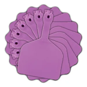 Z Tags feedlot blank - Purple (50 pack)